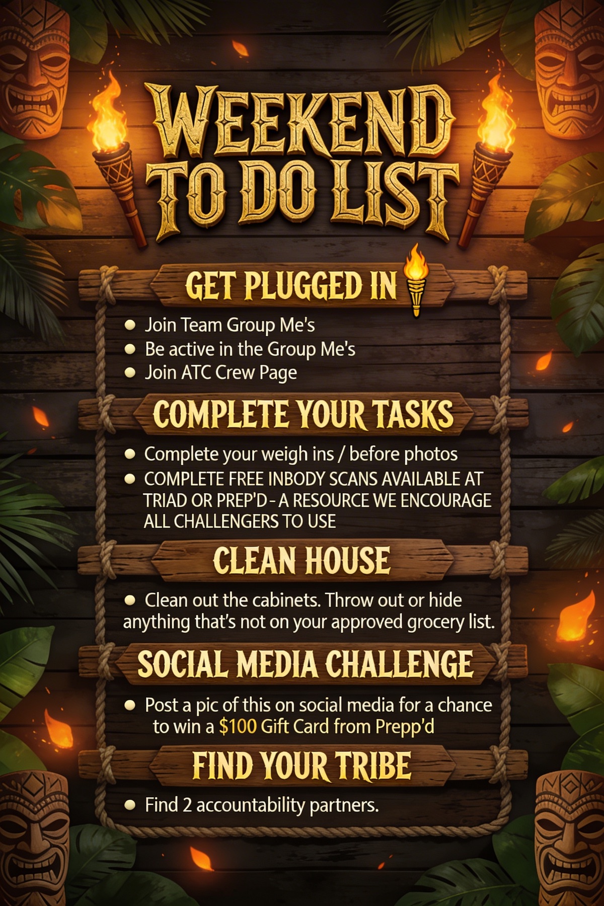 Weekend To-Do List